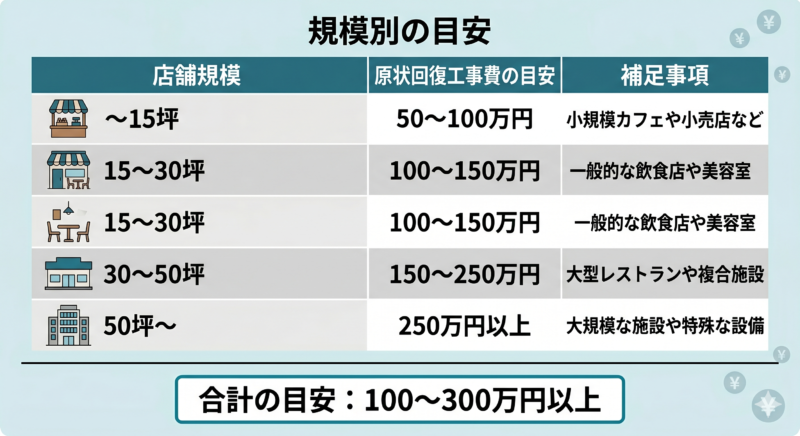 飲食店の原状回復とは？費用相場と免除される条件を解説